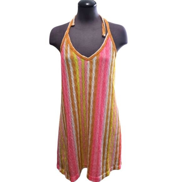 EC WILD FABLE CROCHED SUN DRESS/ SWIMSUIT COVER SZ.L - Picture 1 of 4
